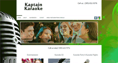 Desktop Screenshot of karaokenightmiami.com