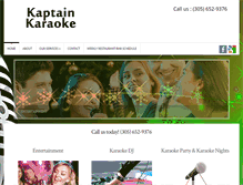 Tablet Screenshot of karaokenightmiami.com